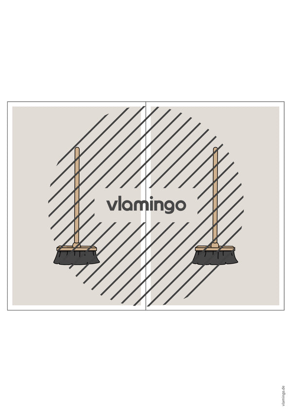 de englisch cleaning station signs 025