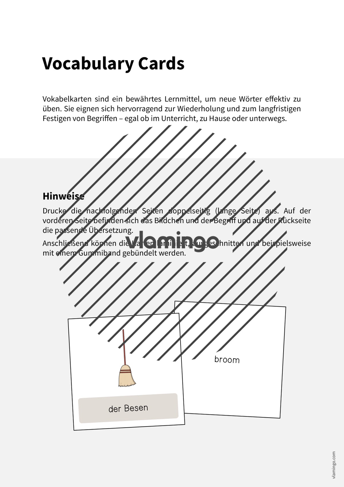 de englisch cleaning vocabulary cards 002