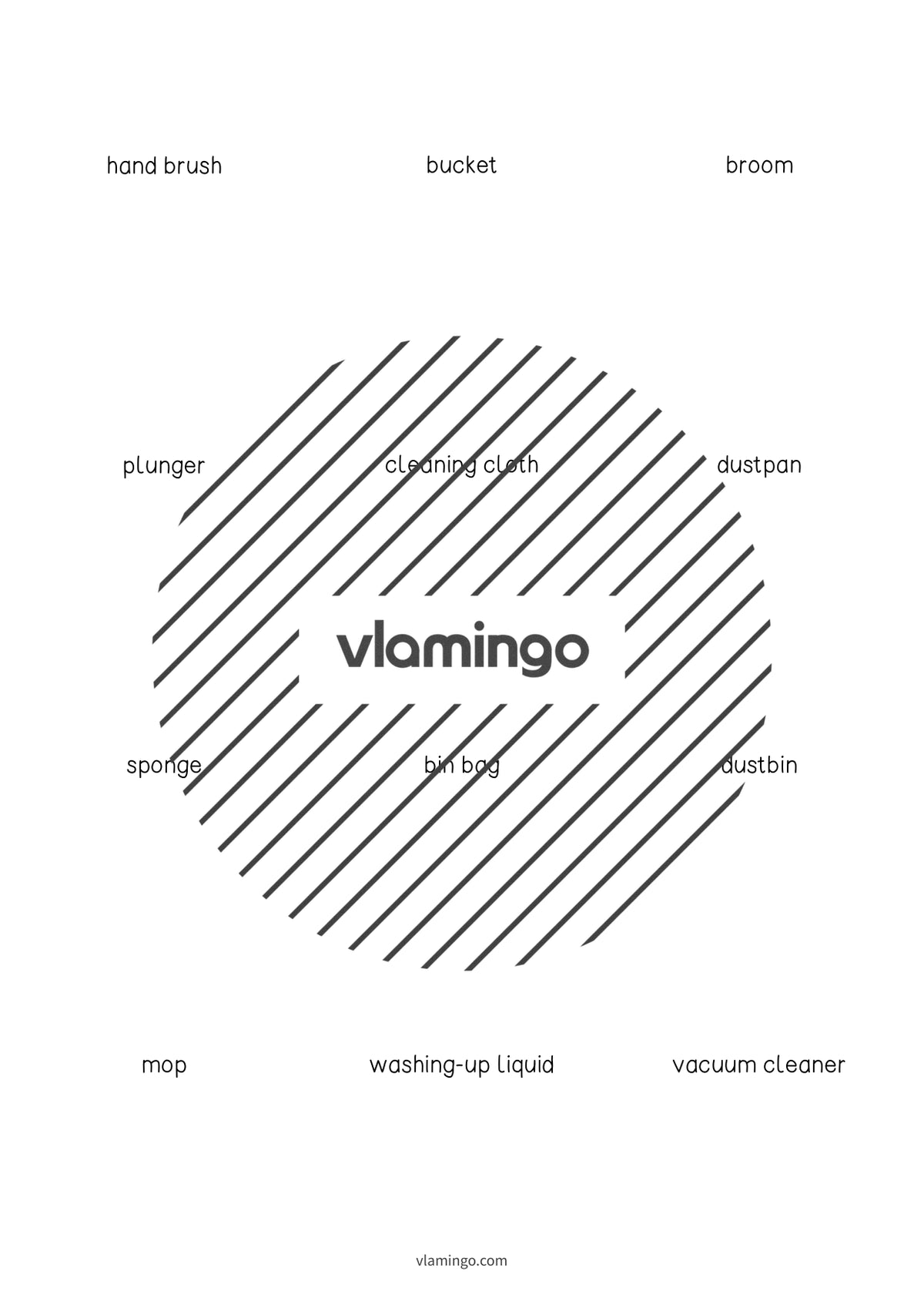 de englisch cleaning vocabulary cards 004
