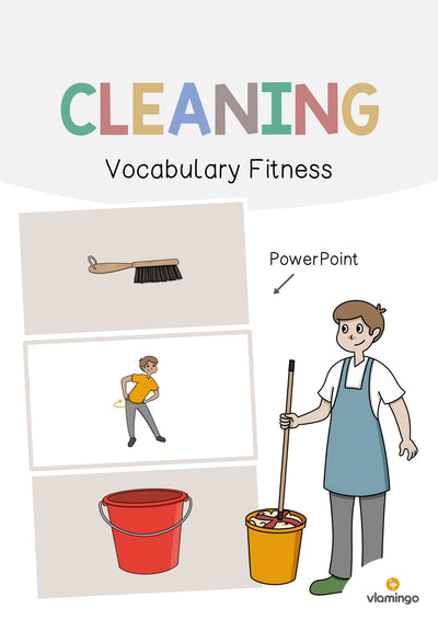 Cleaning / Putzen: Vocabulary Fitness (Englisch)