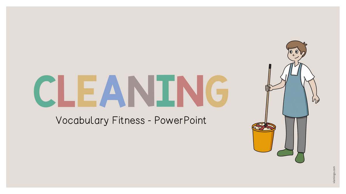 de englisch cleaning vocabulary fitness powerpoint 001