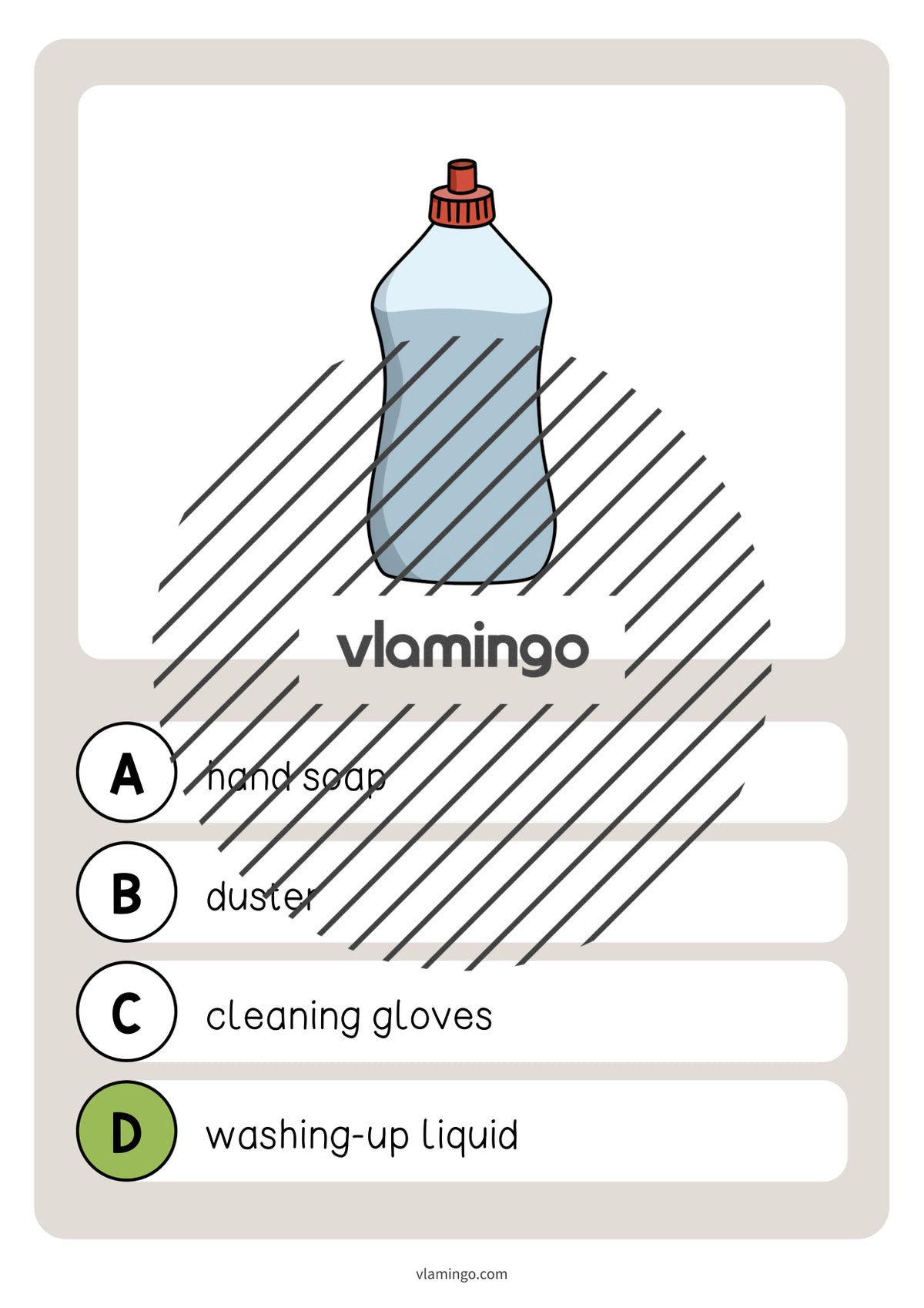 de englisch cleaning vocabulary quiz 026