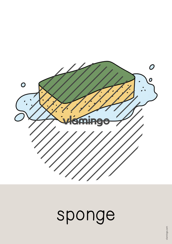 de englisch cleaning word and picture cards 011