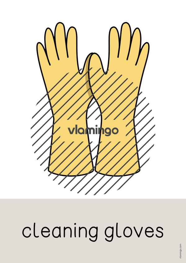 de englisch cleaning word and picture cards 015