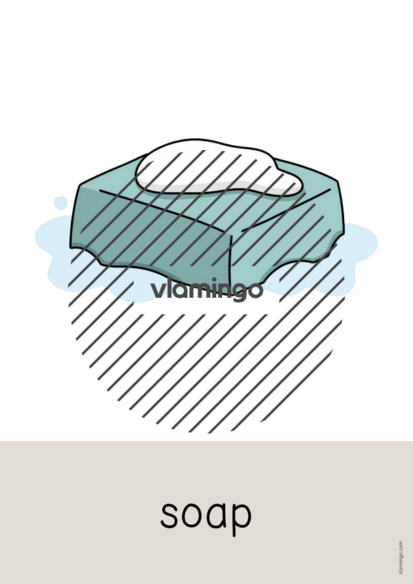 de englisch cleaning word and picture cards 020