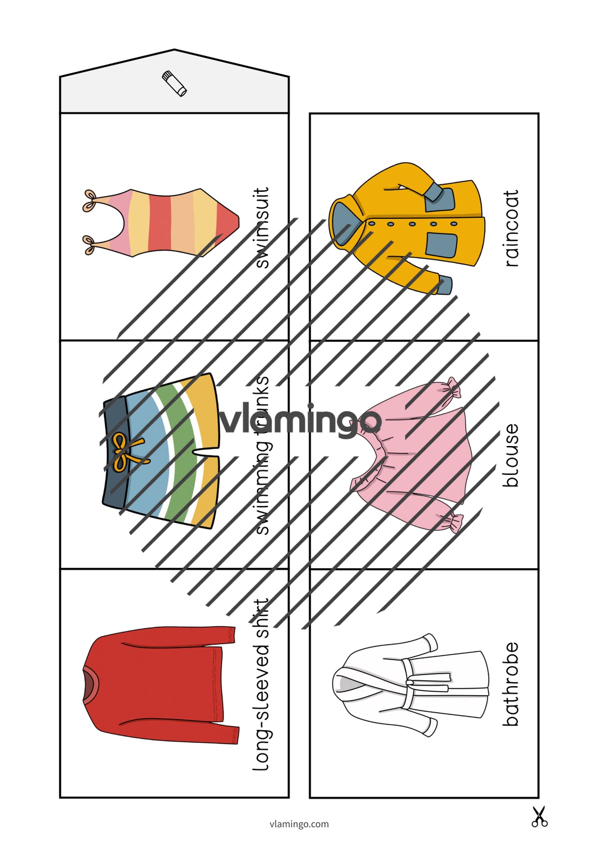 de englisch clothes accordion fold 007