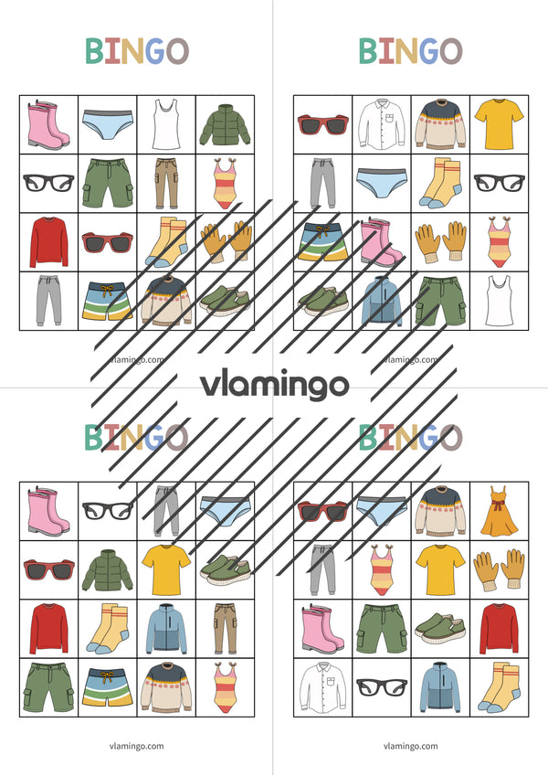 de englisch clothes bingo 015