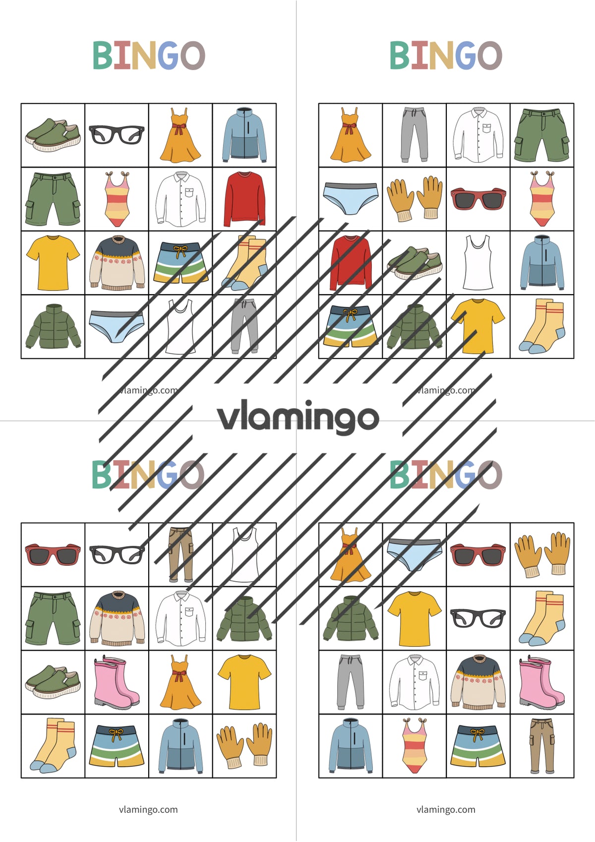de englisch clothes bingo 016