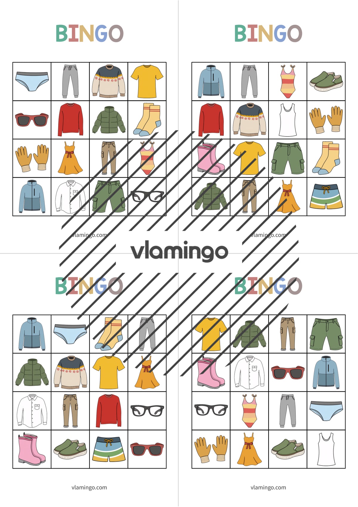 de englisch clothes bingo 017