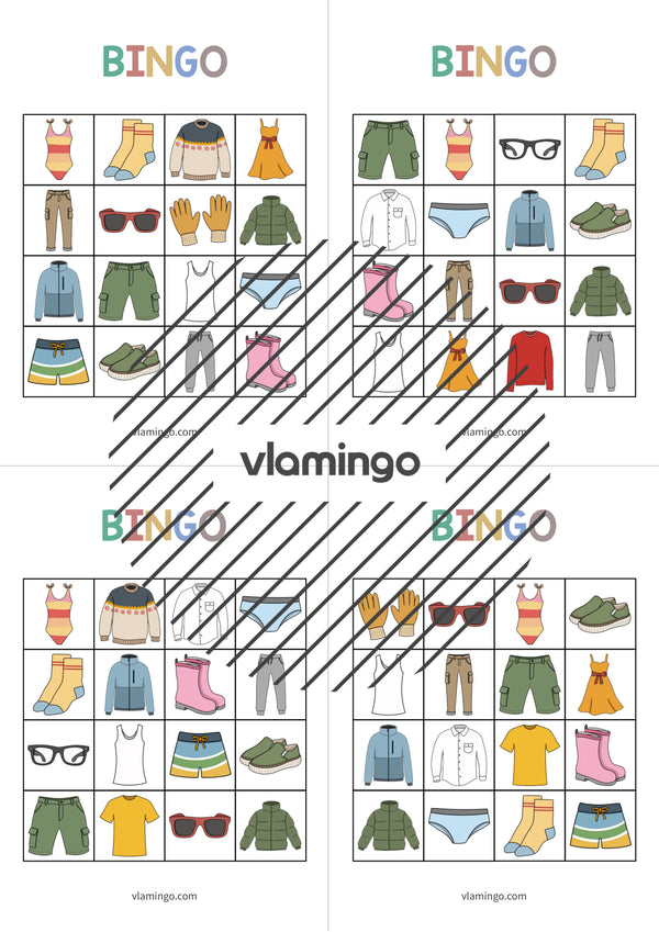 de englisch clothes bingo 018
