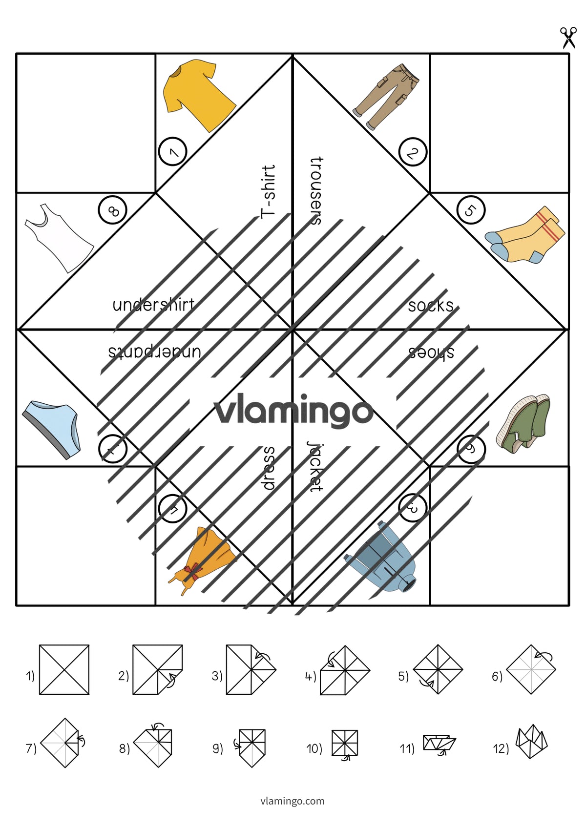 de englisch clothes cootie catcher 005