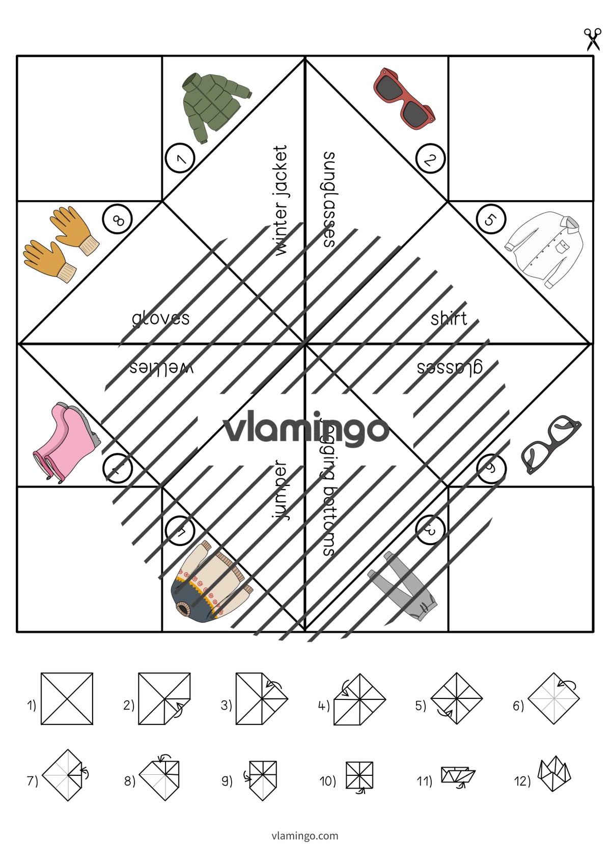 de englisch clothes cootie catcher 006