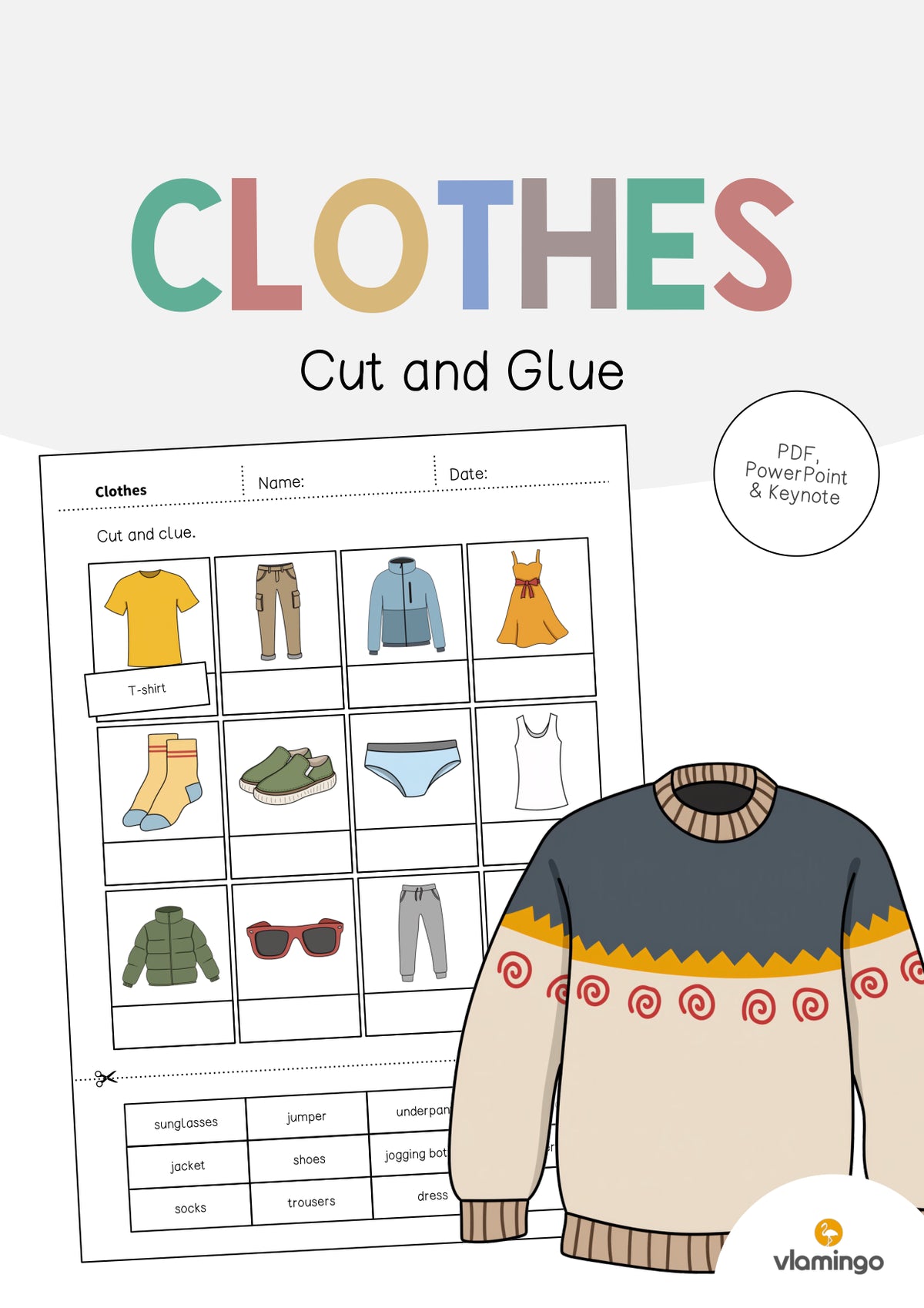 de englisch clothes cut and glue 001