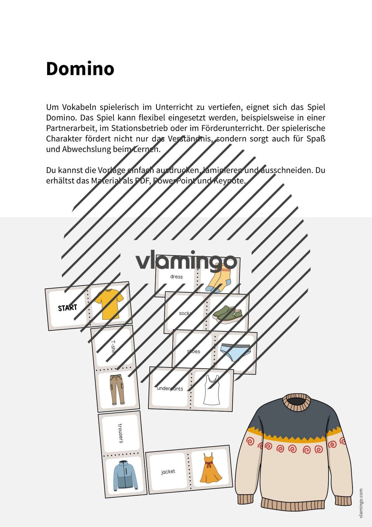 de englisch clothes domino 002