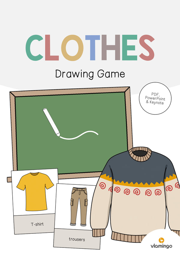 de englisch clothes drawing game 001