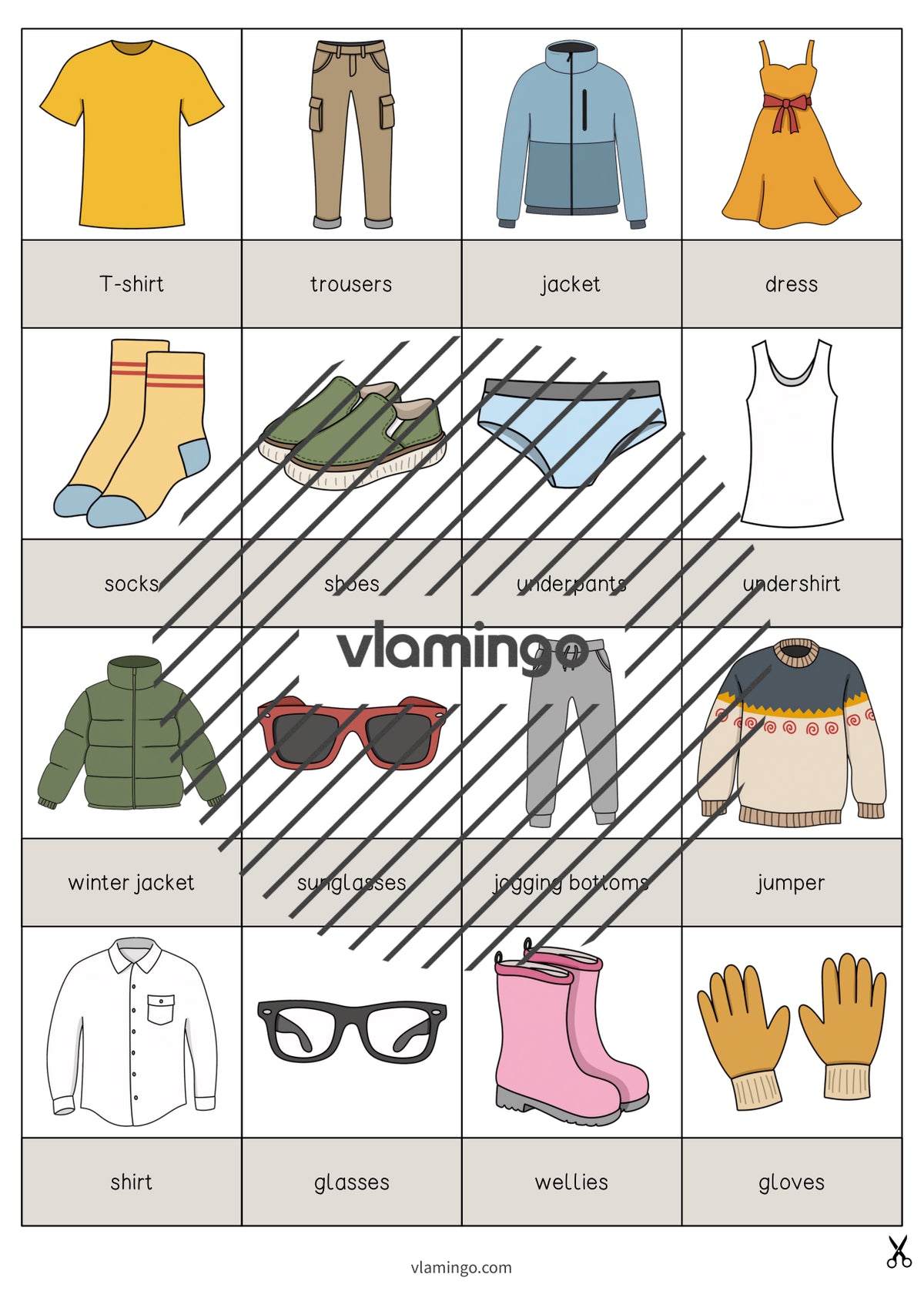 de englisch clothes drawing game 003