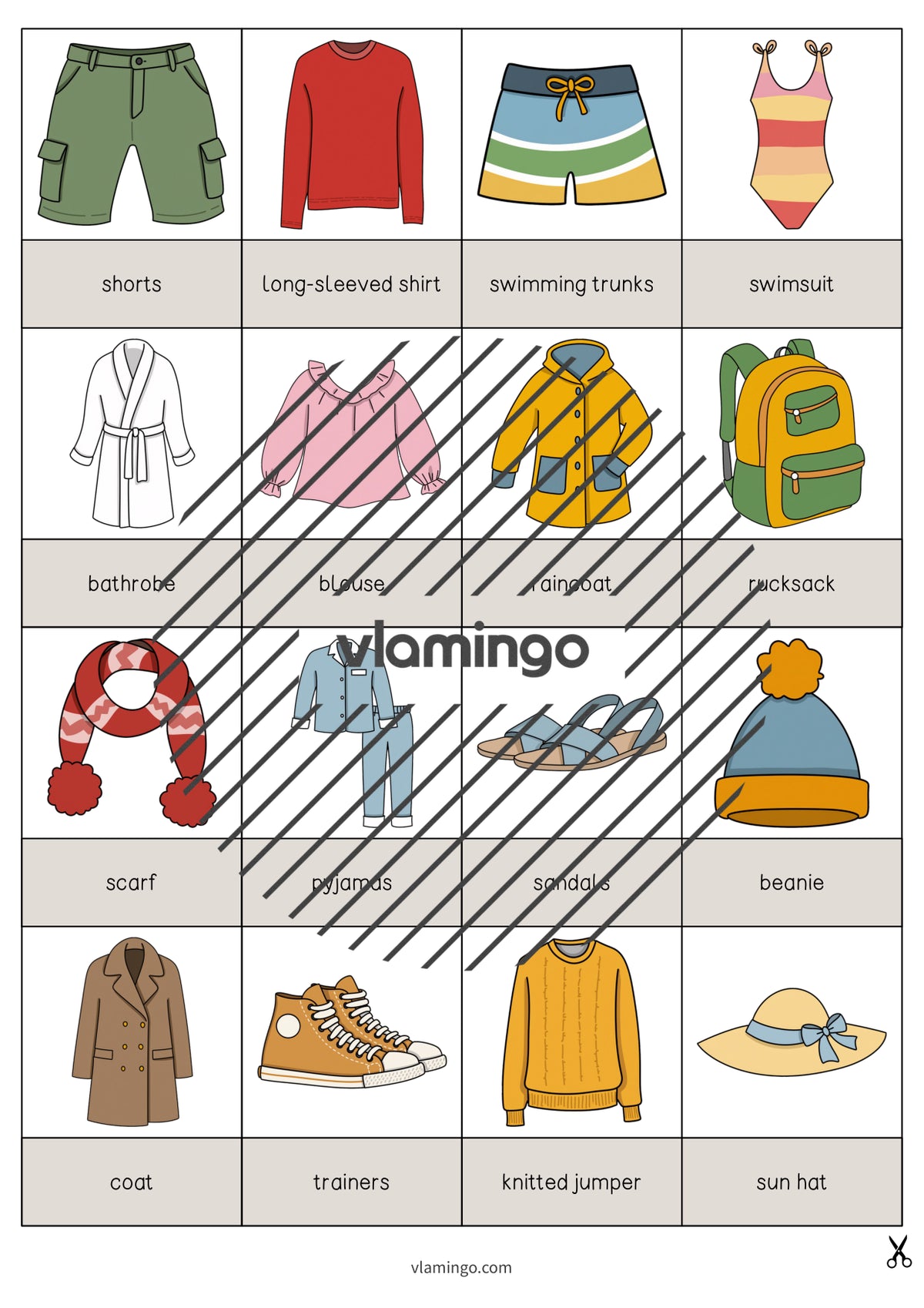 de englisch clothes drawing game 004