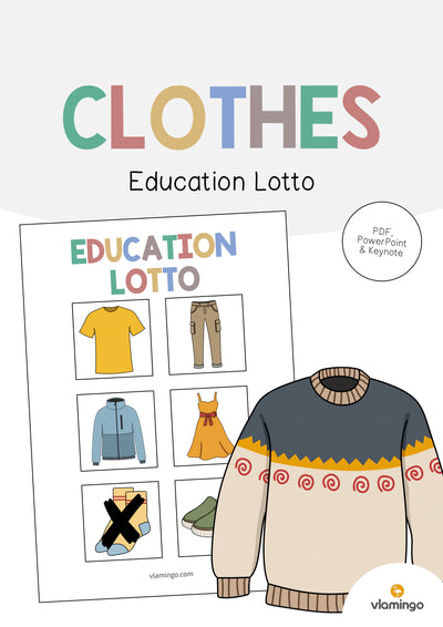 Clothes / Kleidung: Education Lotto (Englisch)