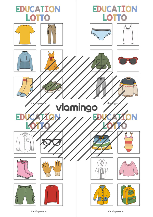 de englisch clothes education lotto 004