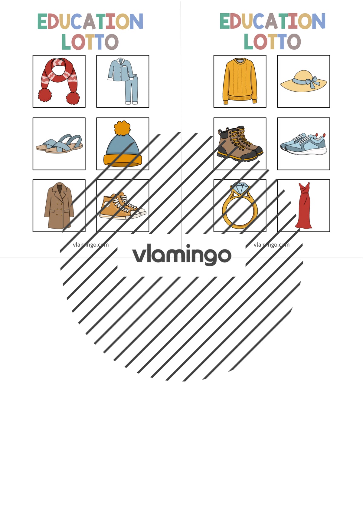 de englisch clothes education lotto 005