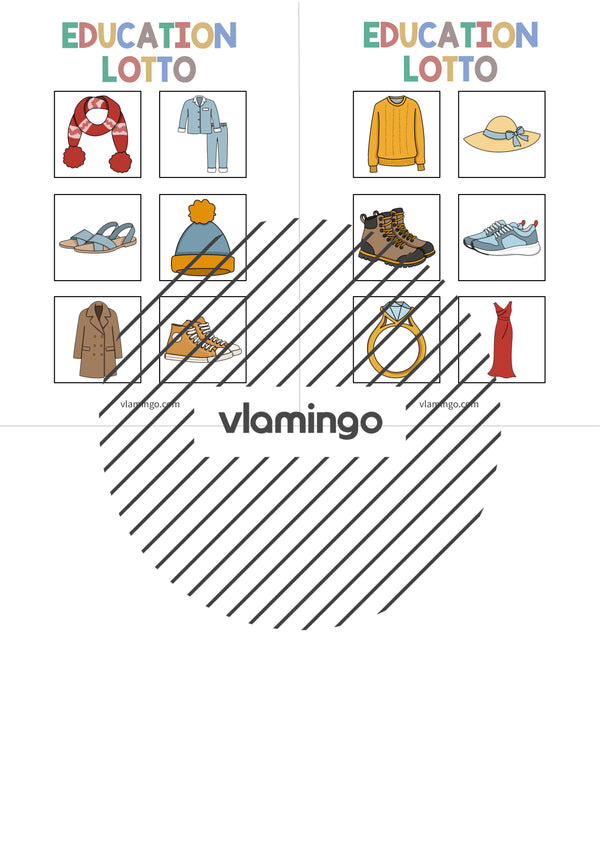 de englisch clothes education lotto 005