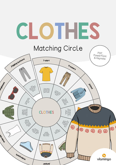 Clothes / Kleidung: Matching Circle (Englisch)