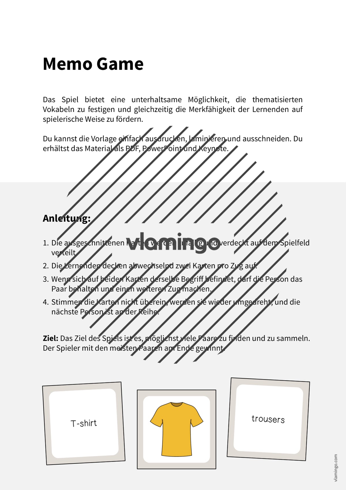 de englisch clothes memo game 002