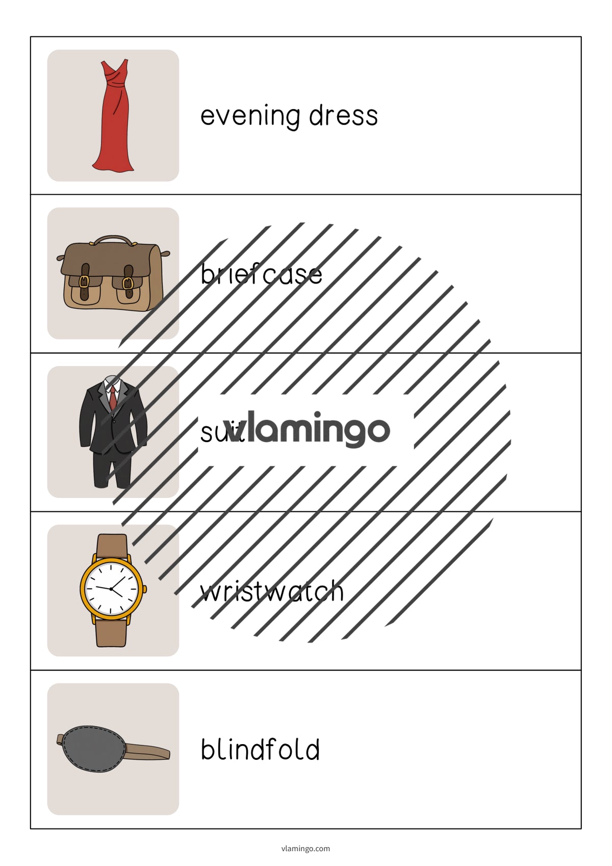 de englisch clothes running dictation 010