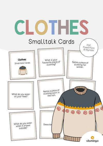 Clothes / Kleidung: Smalltalk Cards (Englisch)