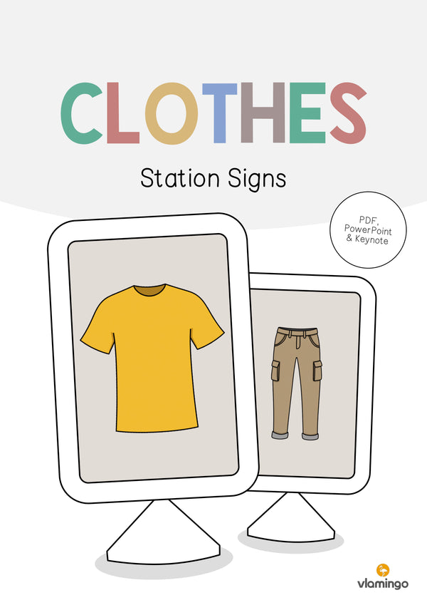 de englisch clothes station signs 001