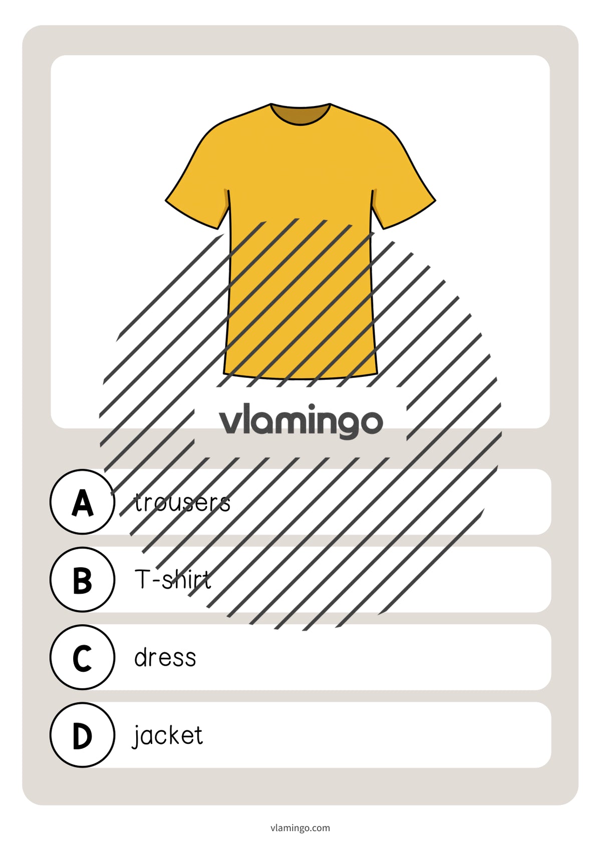 de englisch clothes vocabulary quiz 005