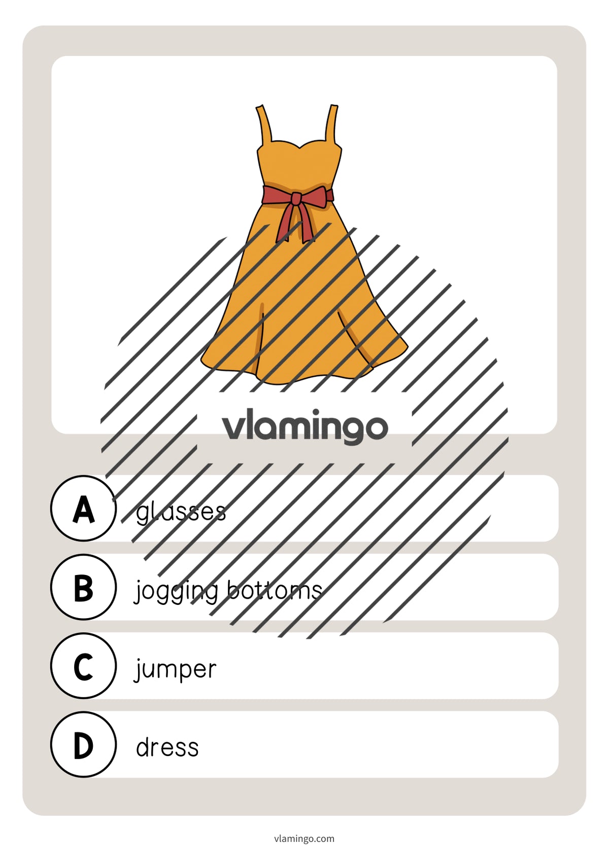 de englisch clothes vocabulary quiz 011