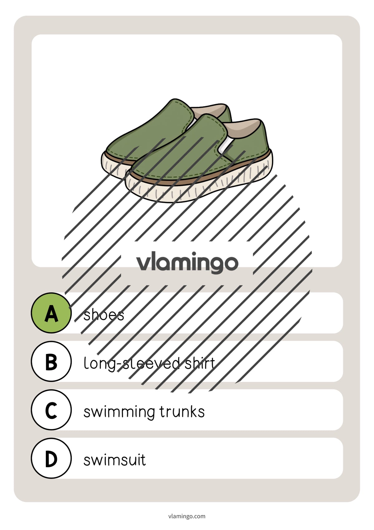 de englisch clothes vocabulary quiz 016