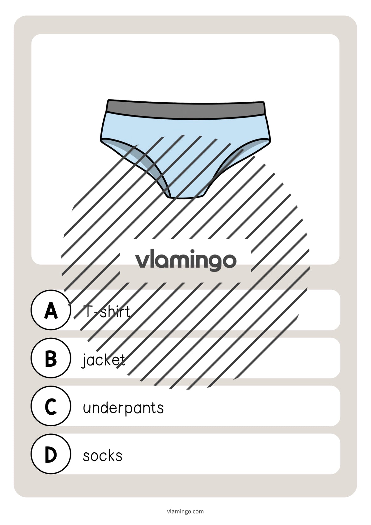 de englisch clothes vocabulary quiz 017