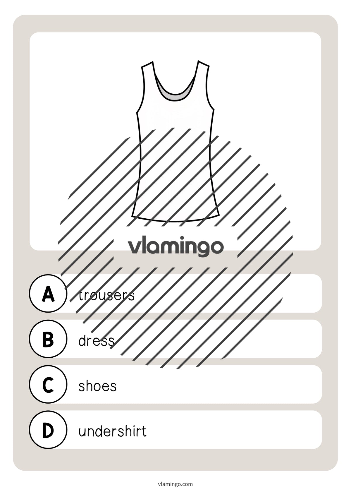 de englisch clothes vocabulary quiz 019