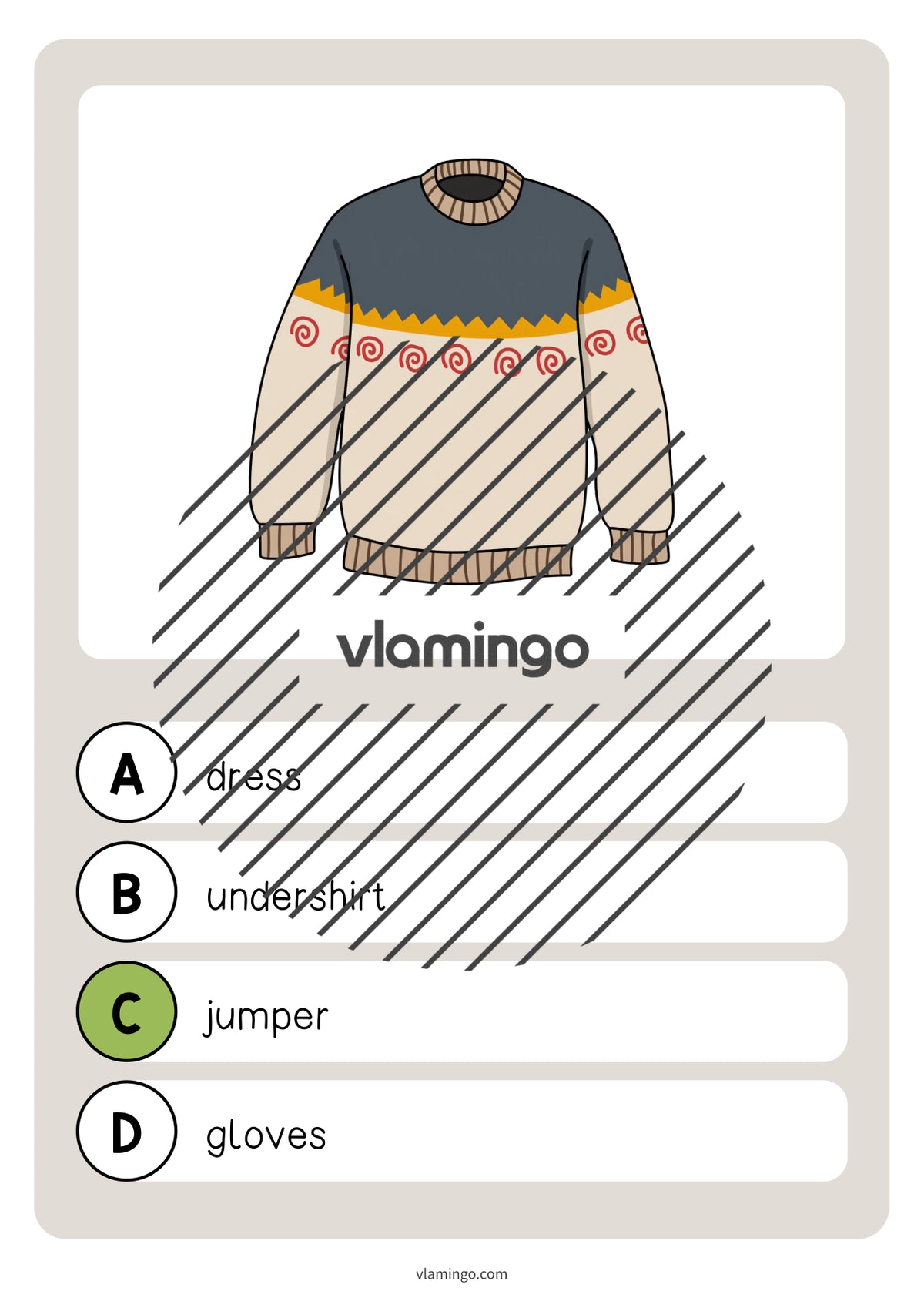 de englisch clothes vocabulary quiz 028