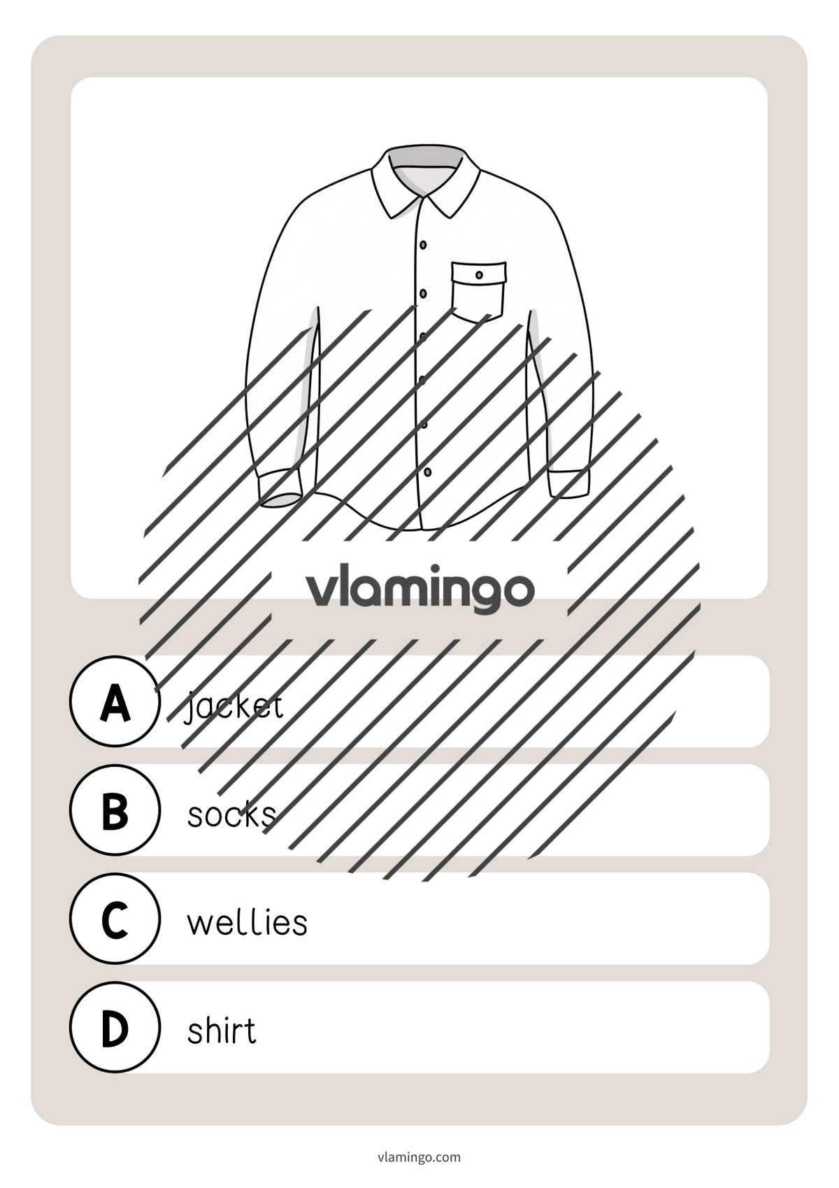de englisch clothes vocabulary quiz 029