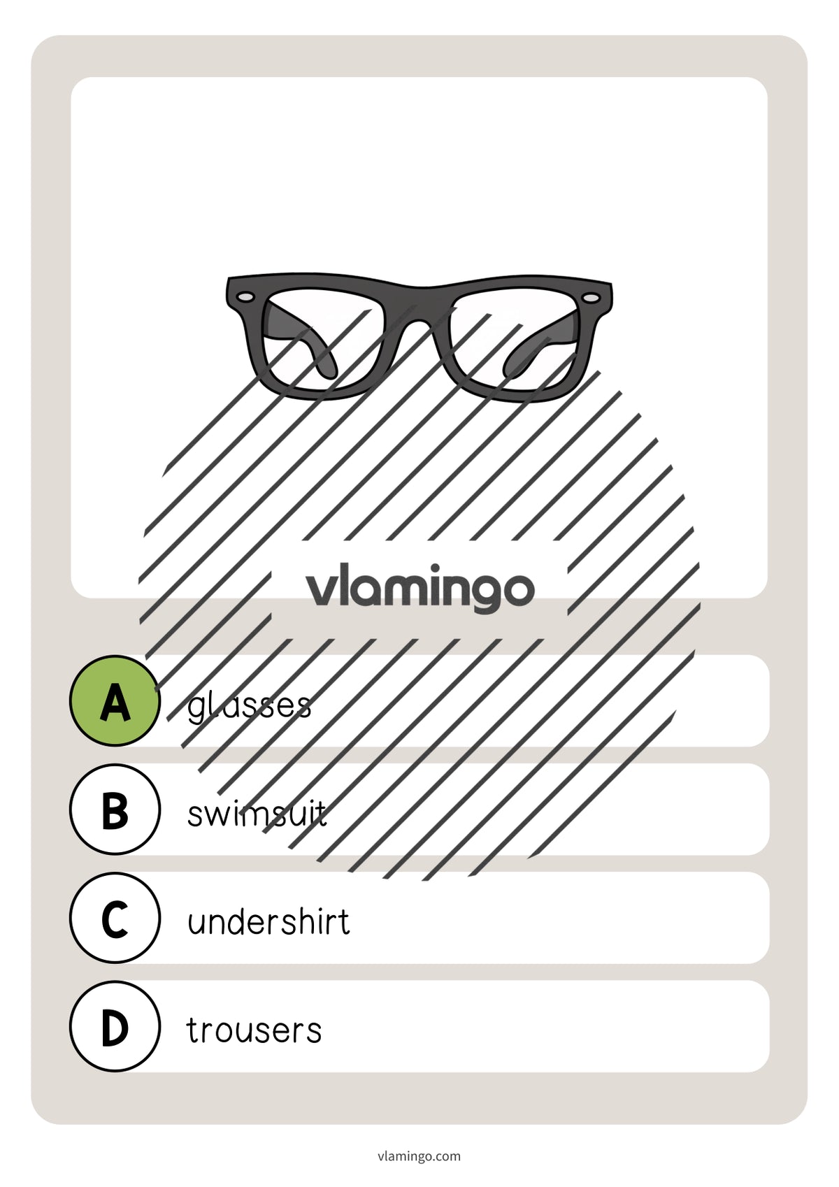 de englisch clothes vocabulary quiz 032