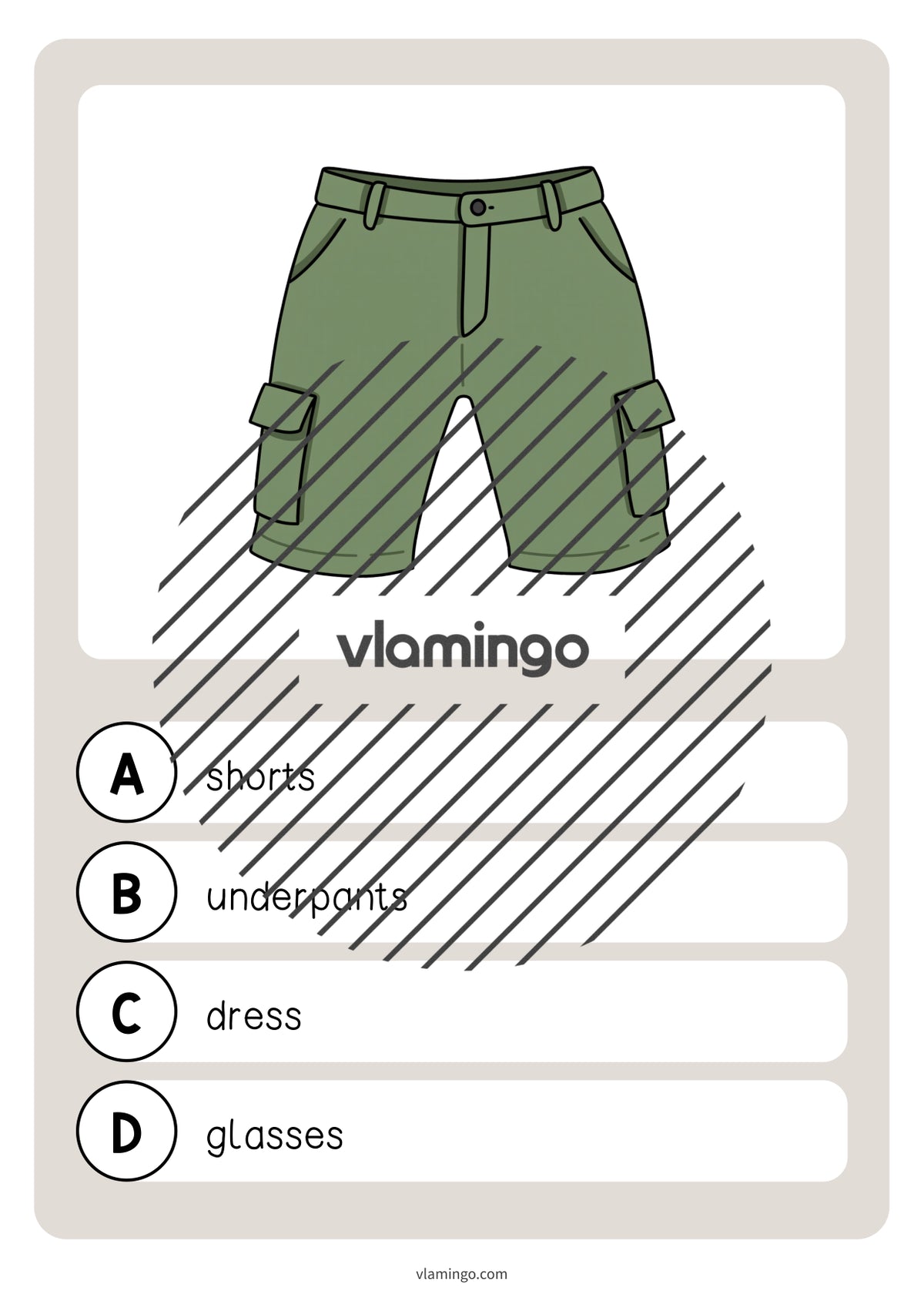 de englisch clothes vocabulary quiz 037