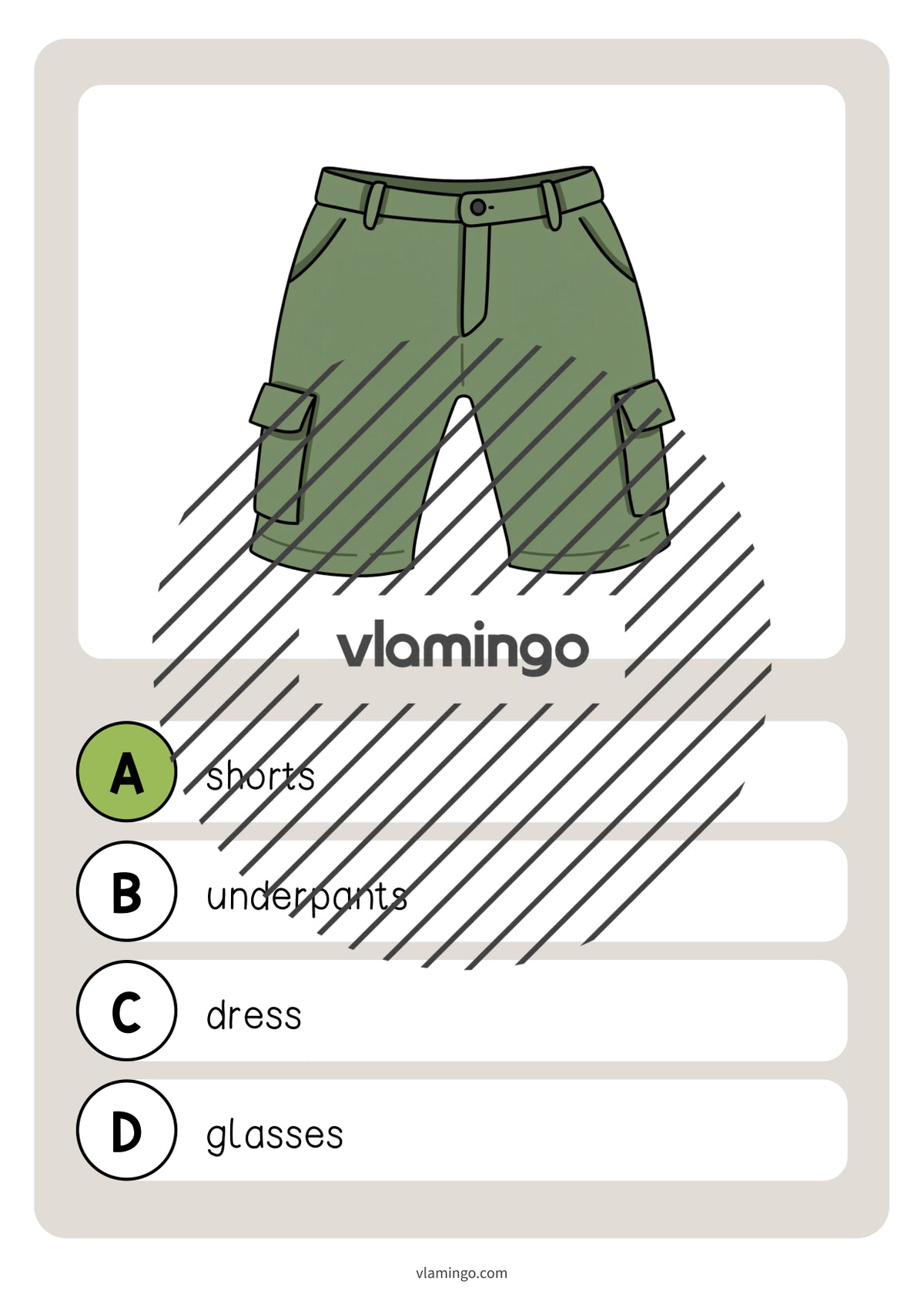 de englisch clothes vocabulary quiz 038