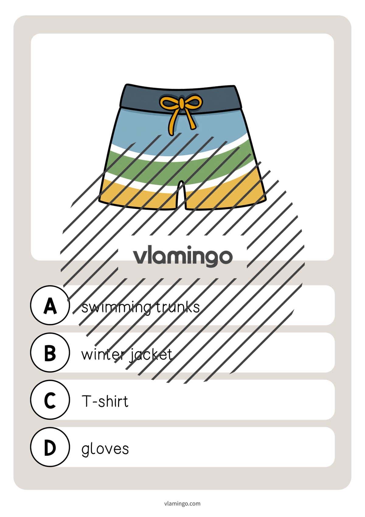 de englisch clothes vocabulary quiz 041