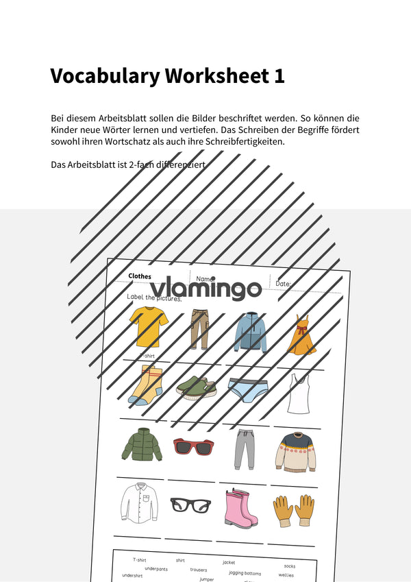 de englisch clothes vocabulary worksheet 1 002