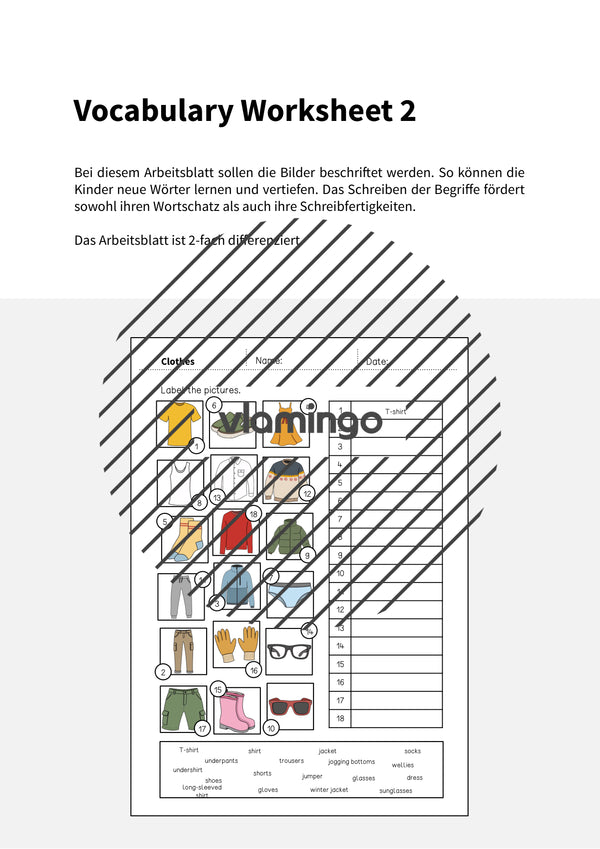 de englisch clothes vocabulary worksheet 2 002