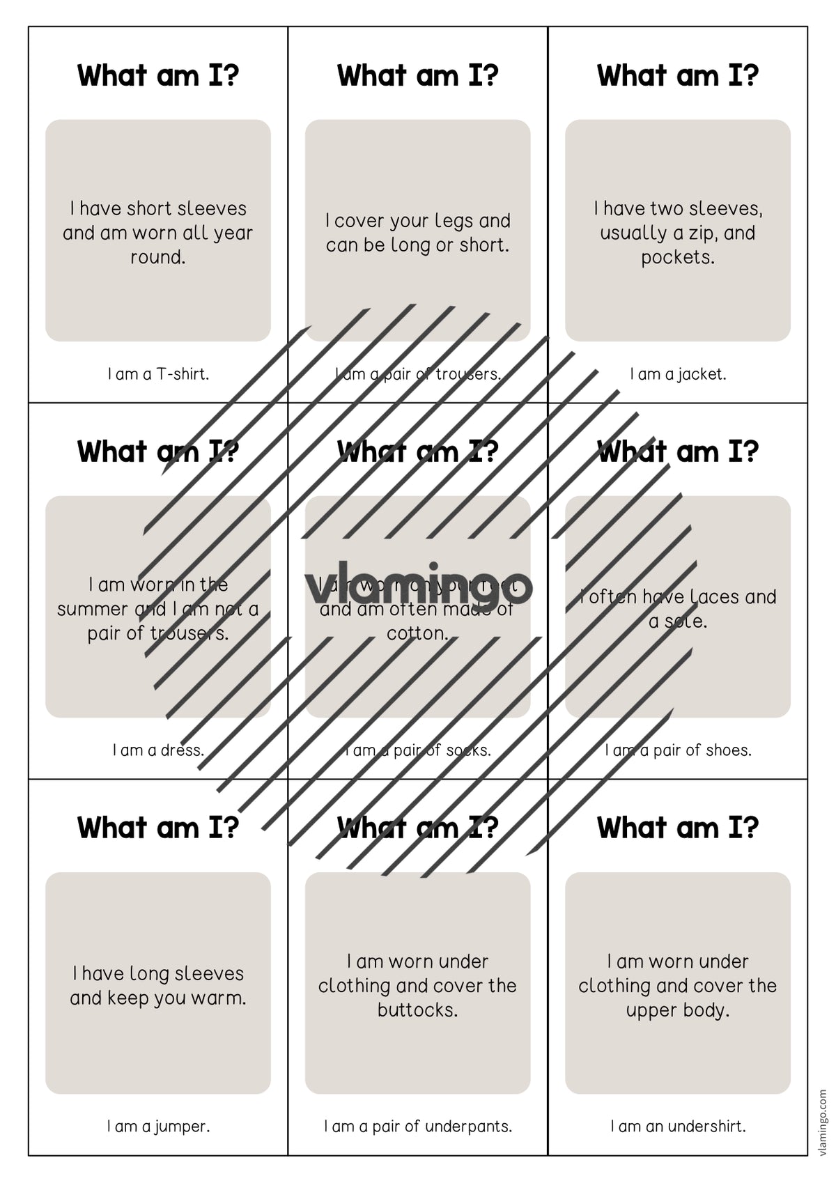 de englisch clothes what am i cards 003