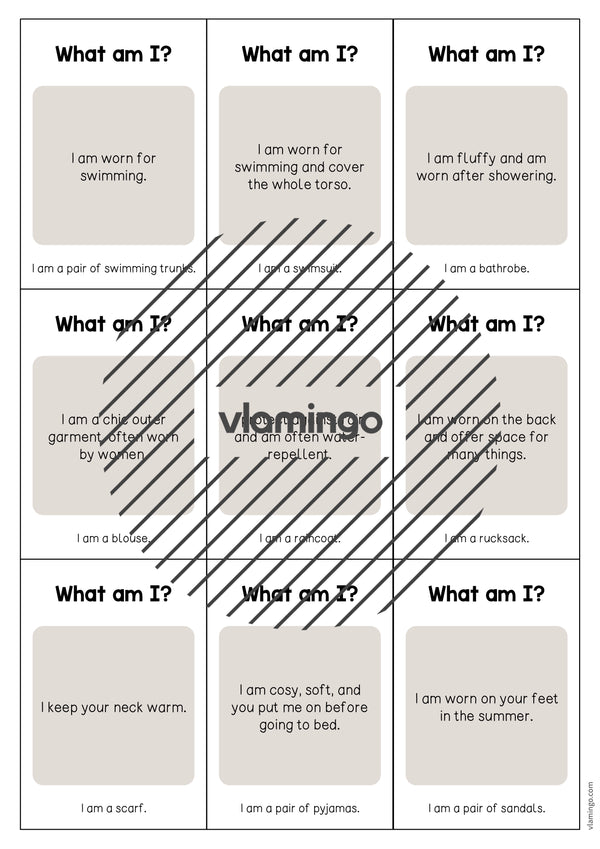 de englisch clothes what am i cards 005
