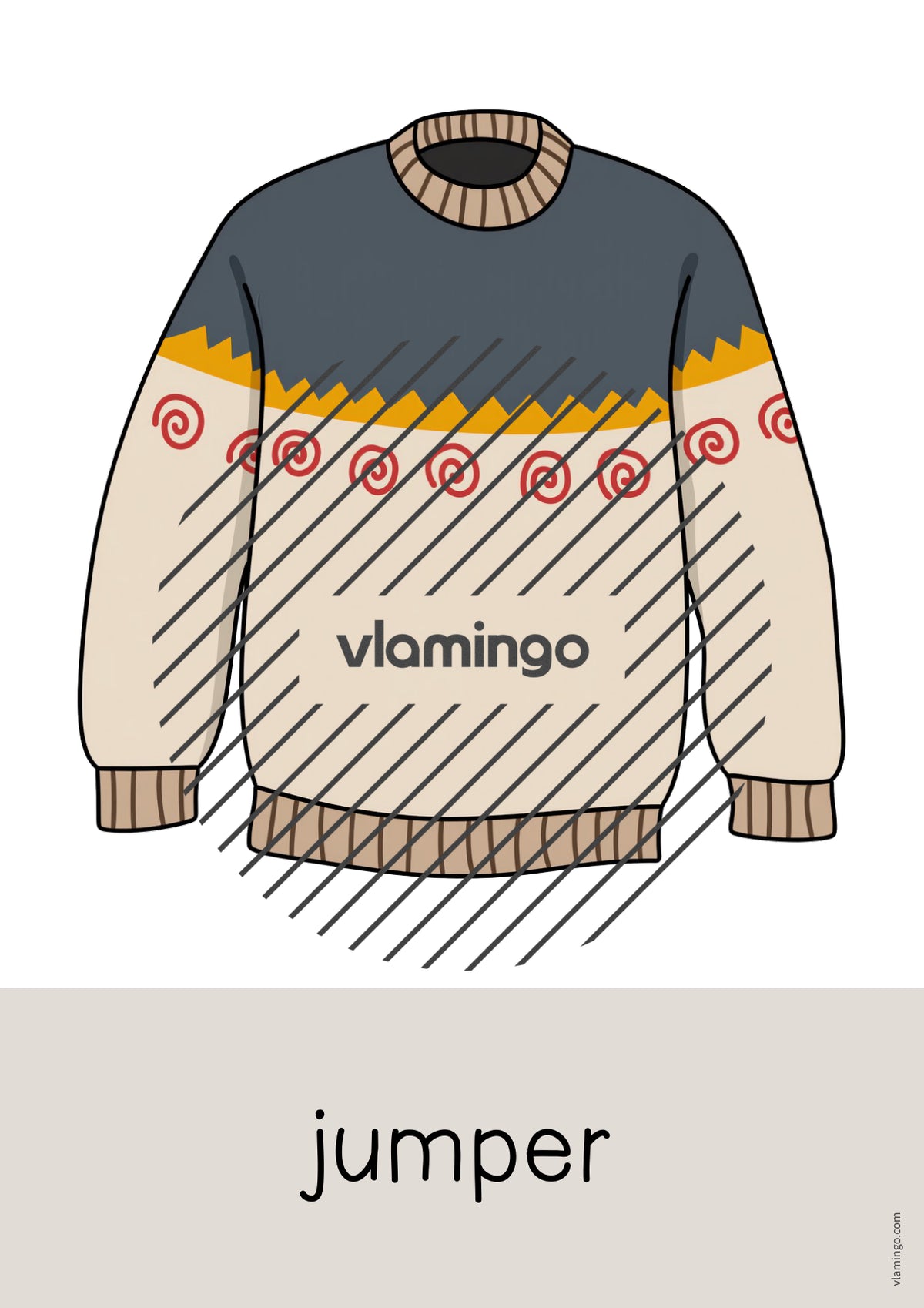 de englisch clothes word and picture cards 014