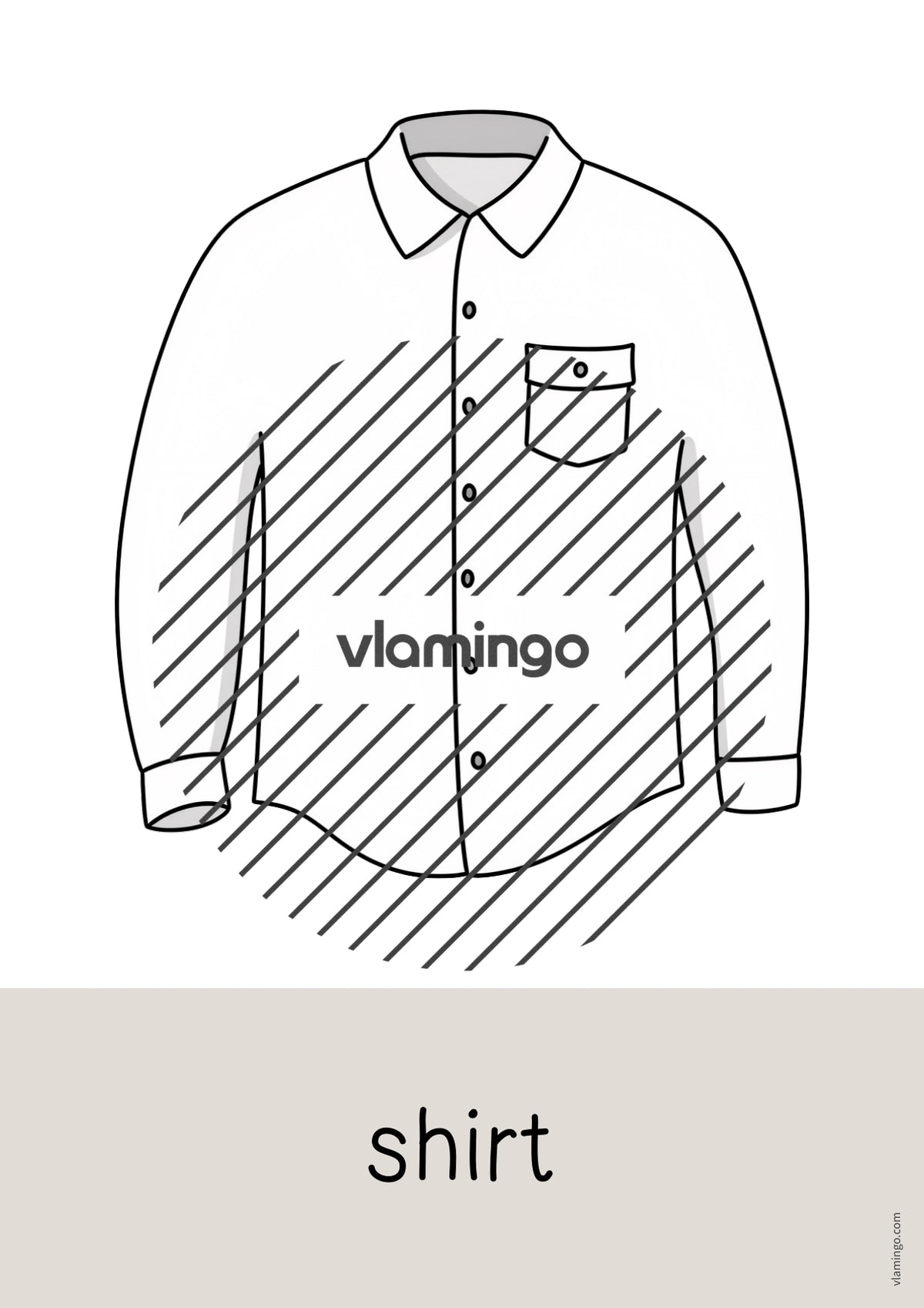de englisch clothes word and picture cards 015
