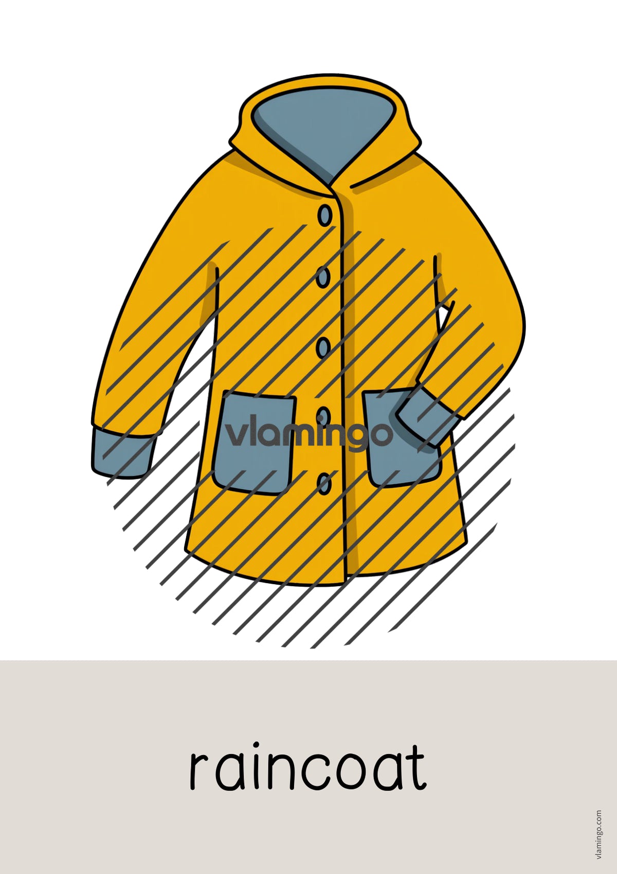 de englisch clothes word and picture cards 025