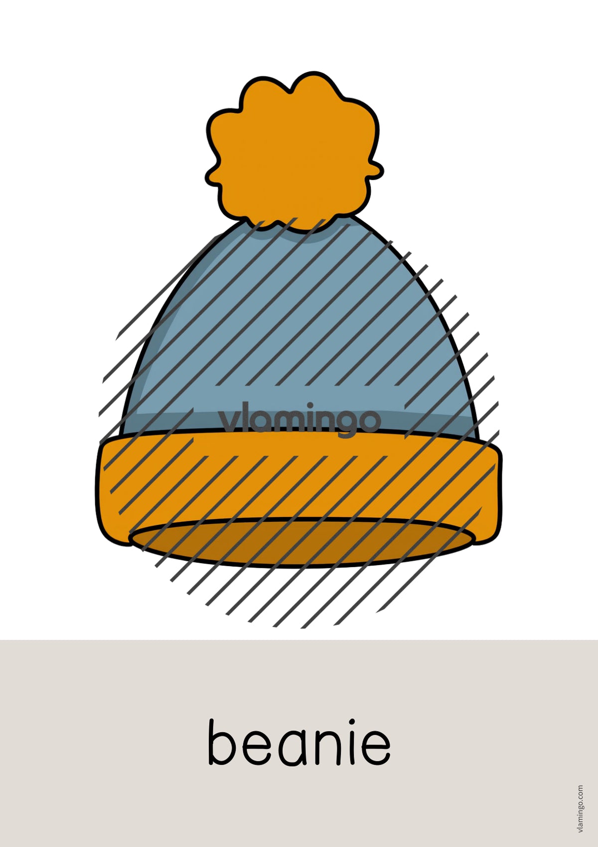 de englisch clothes word and picture cards 030