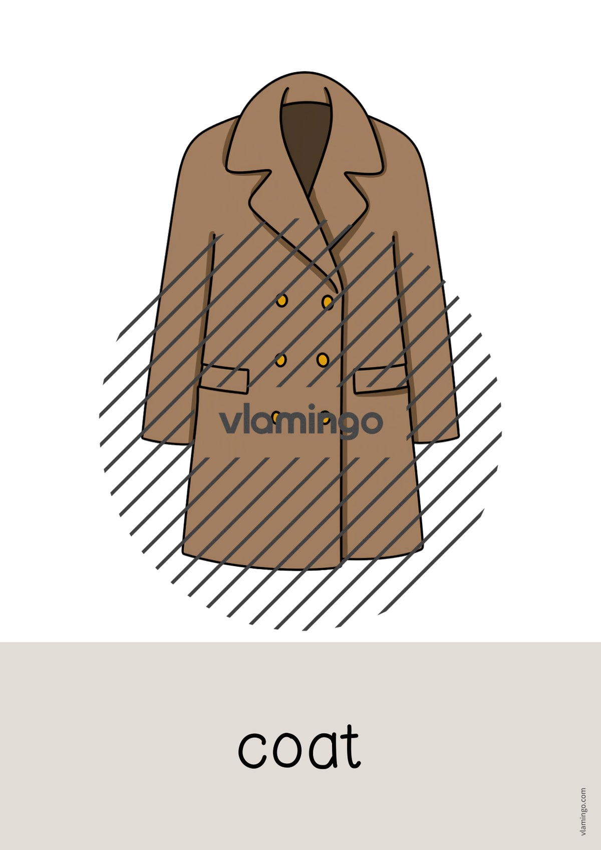 de englisch clothes word and picture cards 031